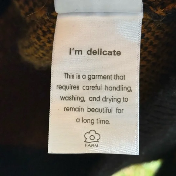 FARM RIO Women's Black and Rust Sweater Size X-Large - Picture 10 of 12